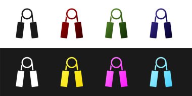 Spor açıcı simgesini siyah ve beyaz arkaplanda izole et. Spor malzemeleri. Vektör