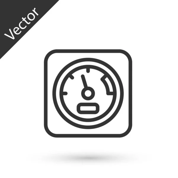 사우나 온도계 아이콘은 배경에 분리되어 있습니다 사우나와 Vector — 스톡 벡터