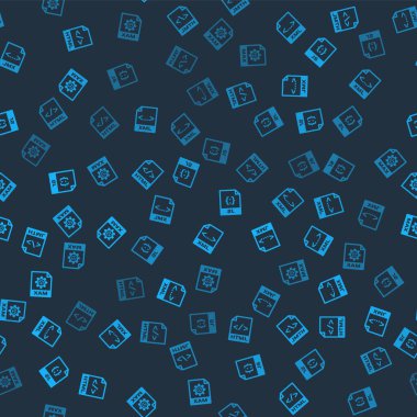 HTML dosya belgesini, XML, JS ve MAX 'i pürüzsüz desen üzerinde ayarla. Vektör.