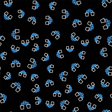 Çizgi Duvarı lambası ya da sconce simgesi siyah arkaplanda izole edilmiş pürüzsüz desen. Duvar lambası ışığı. Vektör