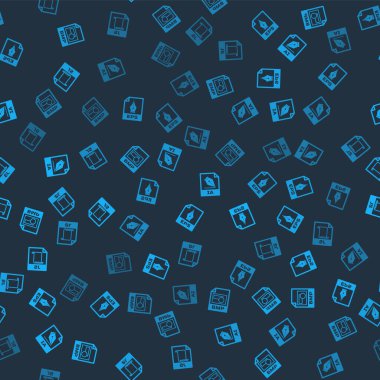 BMP dosya belgesini, EPS, AI ve JS 'yi pürüzsüz şablona ayarla. Vektör.