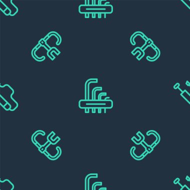 Satır Aracı alen tuşları, bisiklet gidonu ve hava pompası ayarlayın. Vektör