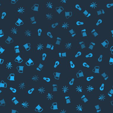 Ampulü teçhizat, yaprak, güneş enerjisi paneli ve ışık ve benzin istasyonunu pürüzsüz desene ayarlayın. Vektör.