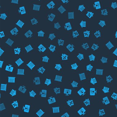 Konumu ev, garaj, indirimli konum ve kusursuz şablona ayarlayın. Vektör