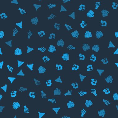 Pasta grafiği bilgisini, bulut ve kalkanı, sunucu güvenliğini anahtar ve satıştan oluşan huniyi sorunsuz bir şekilde ayarlayın. Vektör.