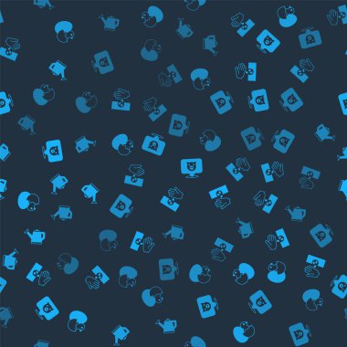 Küçük civcivi yumurtanın içine koy. Tohum, Domuz ve Sulama kutuları pürüzsüz desenli. Vektör