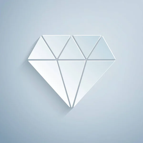 다이아몬드 아이콘 배경에서 보석의 스타일 Vector — 스톡 벡터