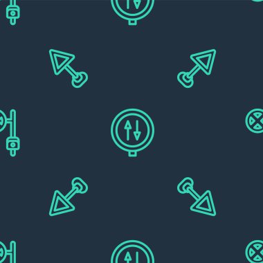 Hat yolu uyarısını iki yönlü trafik, üçgen boşluğu ve kameralı dur işaretini kusursuz şekilde ayarla. Vektör