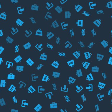 İndirme, Ağırlık, Görünmezlik veya Saklama ve Araç Kutusunu pürüzsüz desen üzerine ayarla. Vektör.