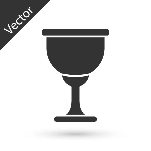 Grail 아이콘 배경에 크리스찬 기독교 아이콘 Vector — 스톡 벡터