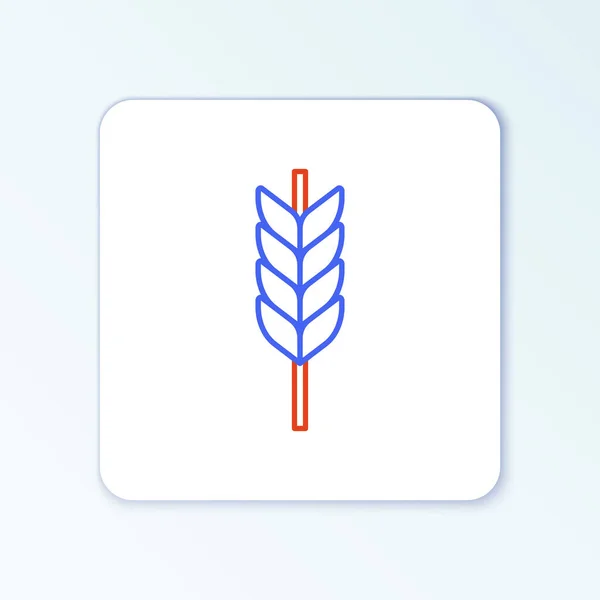 Řádek Obiloviny Posázené Rýží Pšenicí Kukuřicí Ovsem Žitem Ikonou Ječmene — Stockový vektor