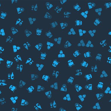 Müslüman kadını tesettüre, Ramazan davuluna ve cam kaplı şarap şişesine yerleştirin. Vektör