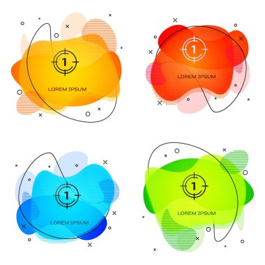 Siyah Eski film geri sayım kare simgesi beyaz arkaplanda izole edildi. Klasik retro sinema zamanlayıcısı. Sıvı şekilli soyut pankart. Vektör