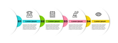 Sıra Maymun, Bağımsızlık Günü Hindistan, çay poşeti ve Kheer kasede. Ticari bilgi şablonu. Vektör