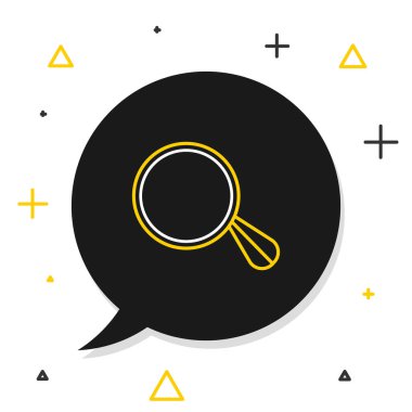 Çizgi Araba ayna simgesi beyaz arkaplanda izole edildi. Renkli taslak konsepti. Vektör