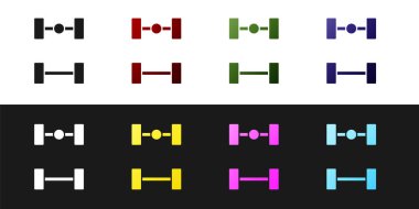 Chassis araç simgesini siyah beyaz arkaplanda izole et. Vektör.