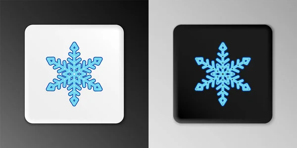 Line Snowflake Symbol Isoliert Auf Grauem Hintergrund Buntes Rahmenkonzept Vektor — Stockvektor