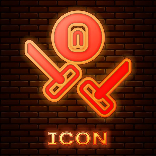 ไอคอนเกมก Neon Curling องแสงแยกจากพ นหล งผน ปกรณ เวกเตอร — ภาพเวกเตอร์สต็อก