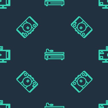 Satır oyun konsolunu ayarlayın ve çevrimiçi canlı yayını sorunsuz bir şablona ayarlayın. Vektör