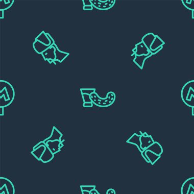 Glass 'e votka, Ukrayna kazağı ve metro ve metro hatlarını kusursuz bir şekilde ayarlayın. Vektör