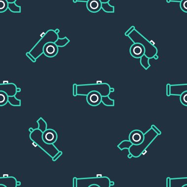 Ramazan topu simgesi siyah arkaplanda izole edilmiş. Vektör