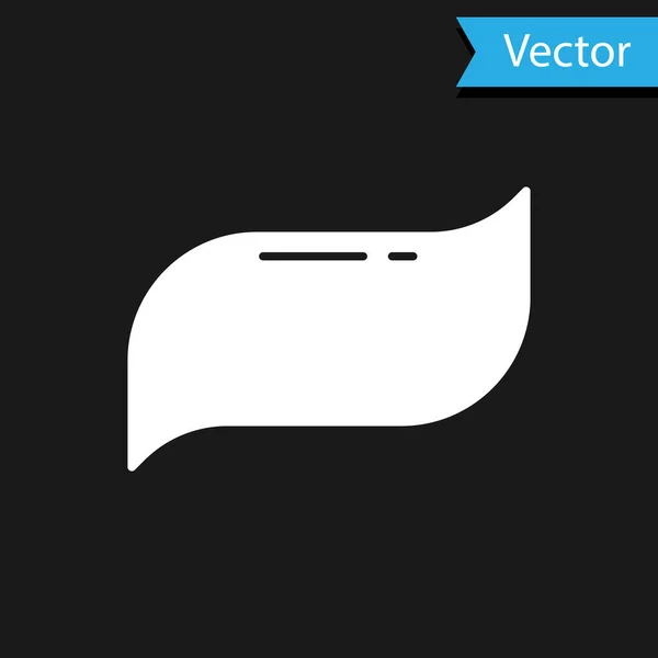 화이트 아이콘은 배경에서 분리되었습니다 Vector — 스톡 벡터