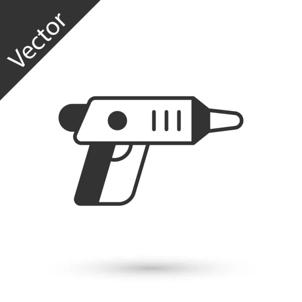 Icono Del Destornillador Inalámbrico Grey Electric Aislado Sobre Fondo Blanco — Vector de stock