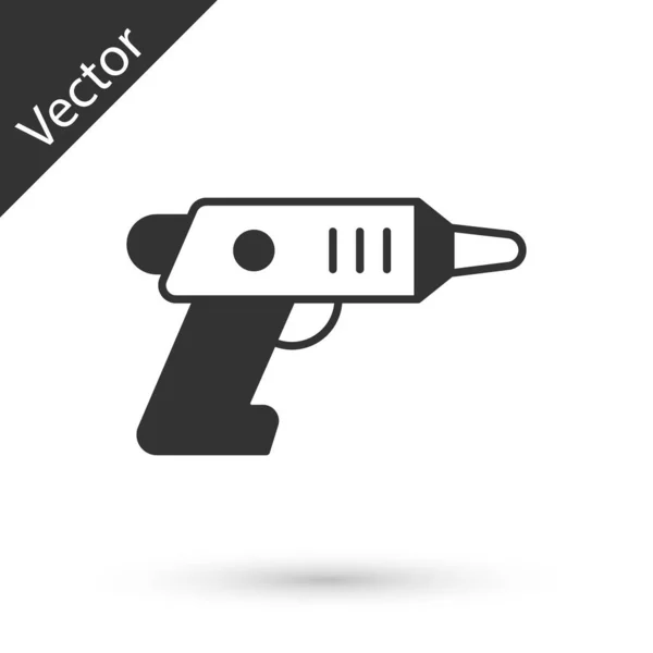 Icono Del Destornillador Inalámbrico Grey Electric Aislado Sobre Fondo Blanco — Vector de stock