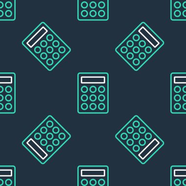 Satır Parola Koruması ve güvenlik erişim simgesi siyah arkaplanda izole edilmiş. Güvenlik, güvenlik, koruma, gizlilik kavramı. Vektör