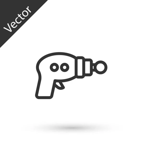 레이건 아이콘은 배경에서 분리되었습니다 레이저 폭탄이야 Vector — 스톡 벡터