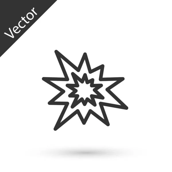 불덩어리 아이콘 배경에 분리되었습니다 Vector — 스톡 벡터