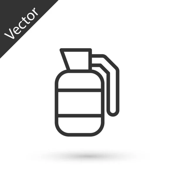 수류탄 아이콘은 배경에서 분리되었습니다 Vector — 스톡 벡터