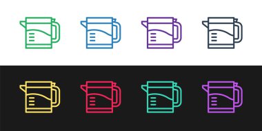 Grunge Elektrik Kettle ikonu beyaz arka planda izole edildi. Çaydanlık ikonu. Tek renkli klasik çizim. Vektör.