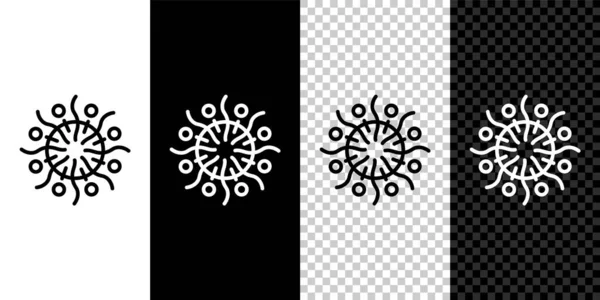 Значок Фейерверка Выделен Черно Белом Прозрачном Фоне Концепция Веселой Вечеринки — стоковый вектор