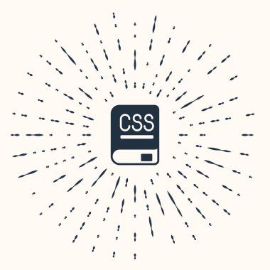 Bej arka planda izole edilmiş programlama simgesi hakkında gri kitaplar. Dil programlama konsepti. PHP, CSS, XML, HTML, Javascript öğrenme. Soyut çember rastgele noktalar. Vektör