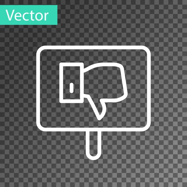 화이트 테스트 아이콘은 배경에서 분리되었습니다 현수막 지도자 Vector — 스톡 벡터