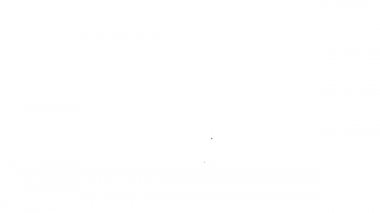 Beyaz arkaplanda siyah çizgi Hayvan ödülü simgesi izole edildi. Köpek ayak izli madalya, evcil hayvan sergisinin kazanan konsepti. 4K Video hareketli grafik canlandırması