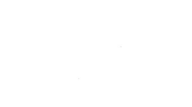 Kırık domuz kumbarası simgesi beyaz arka planda izole edilmiş. Tasarruf ya da para birikimi, yatırım. 4K Video hareketli grafik canlandırması