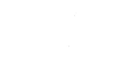 Ham petrol fiyatlarındaki siyah çizgi düşüşü beyaz arka planda izole edildi. Petrol endüstrisi krizi konsepti. 4K Video hareketli grafik canlandırması