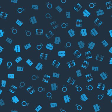 Elmas nişan yüzüğü, deste kağıt para, banka binası ve dizüstü bilgisayarla kusursuz bir düzen. Vektör