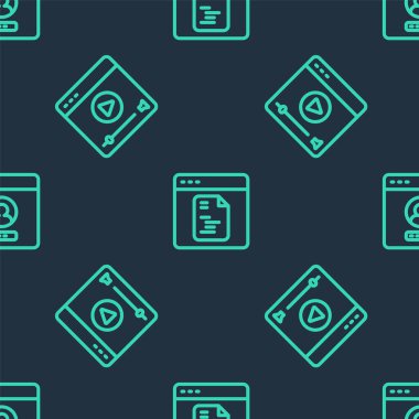 Satır Yazılımı 'nı ayarla, çevrimiçi oyun videosu ve sorunsuz bir şekilde hesap ekranı oluştur. Vektör