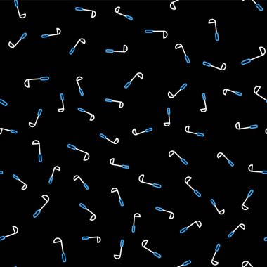 Line Kitchen kepçe simgesi siyah arkaplanda izole edilmiş. Mutfak aletleri. Çatal kaşık tabelası. Vektör