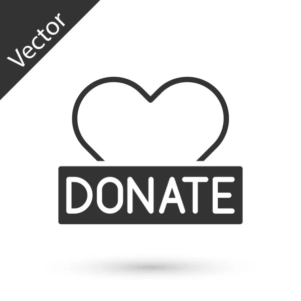 Please donate vector icon stock vector. Illustration of icon