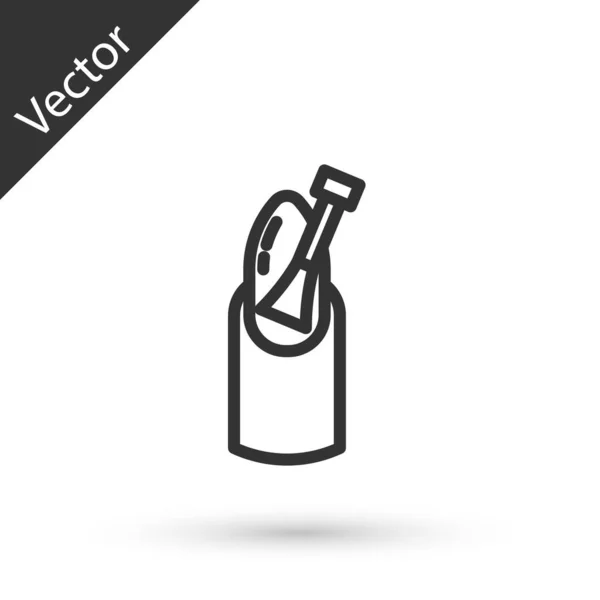 Nail Manicure 아이콘은 배경에 분리되어 있습니다 Vector — 스톡 벡터