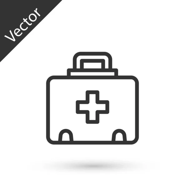 아이콘은 배경에 분리되어 있습니다 십자가가 Vector — 스톡 벡터