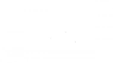 Beyaz arkaplanda siyah çizgi oynatma simgesi izole edildi. 4K Video hareketli grafik canlandırması