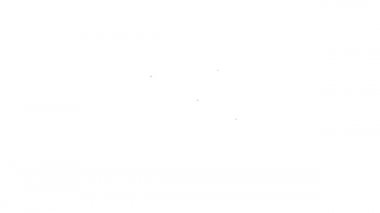 Beyaz arka planda izole edilmiş evsiz ikonu için siyah çizgi barınağı. Acil durum evleri, evsiz dilenciler ve insanlar için geçici ikametgah. 4K Video hareketli grafik canlandırması