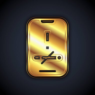 Siyah arkaplanda sigara içilmeyen simge. Sigara içmek yasaktır işareti. Vektör