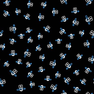 Sigara içilmeyen simge siyah arkaplanda izole edilmiş. Sigara içmek yasaktır işareti. Vektör