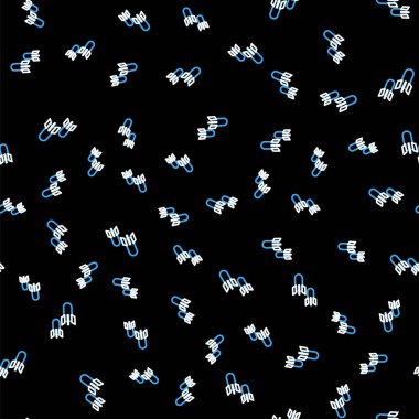 Line Aviation bomba ikonu siyah arka planda izole edilmiş. Roket bombası düşüyor. Vektör